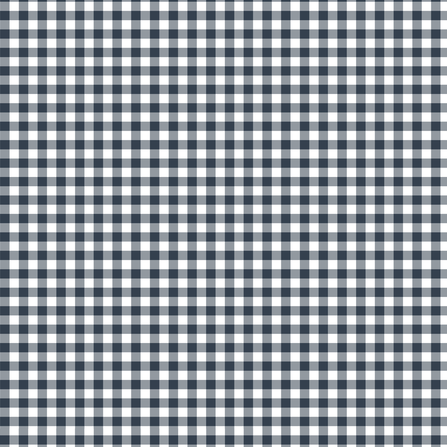 Everyday August Gingham - Navy